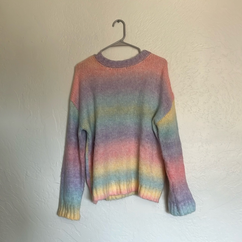 Pastel Ombre Sweater Size S